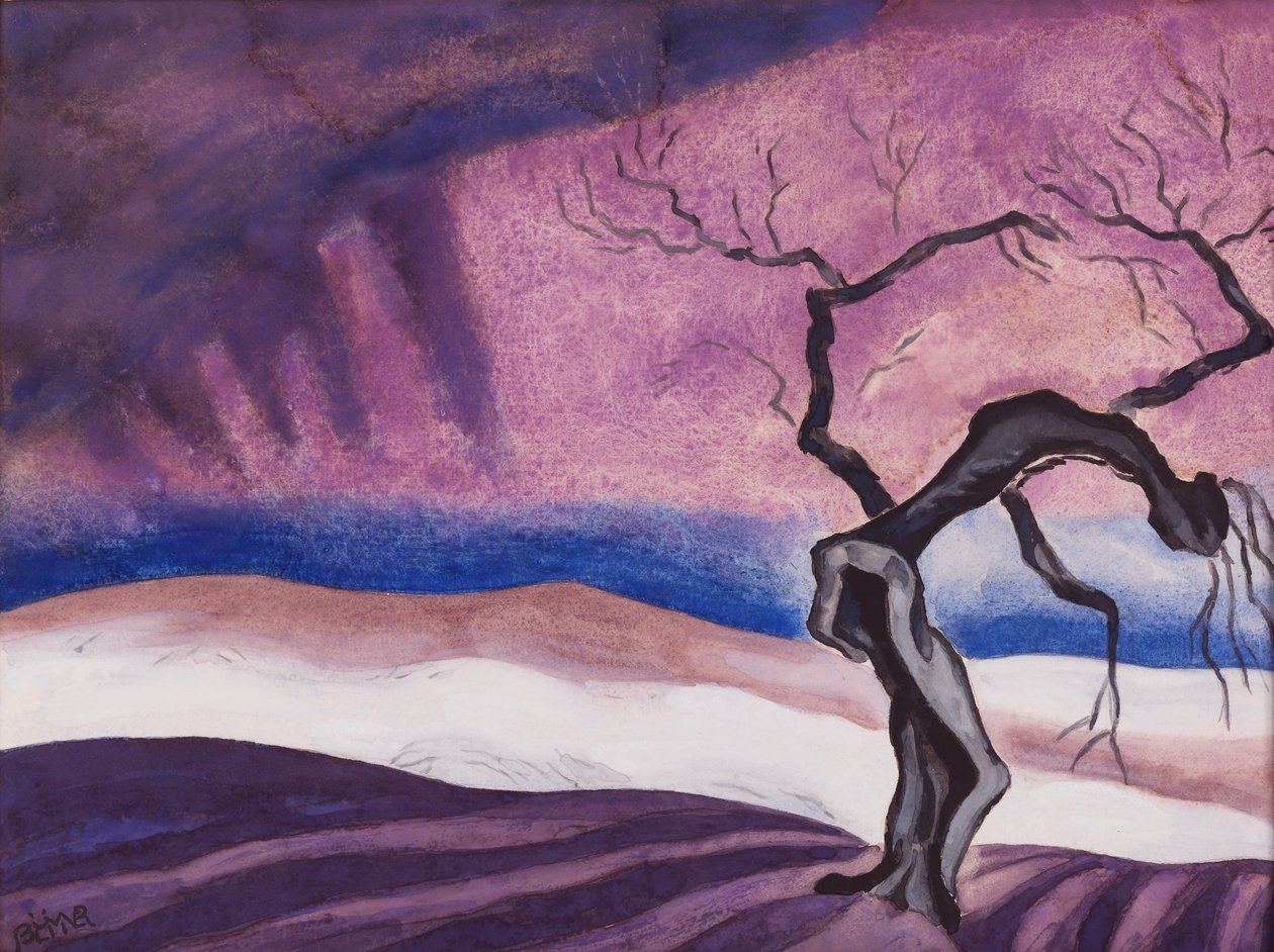 Dood door Oscar Bluemner