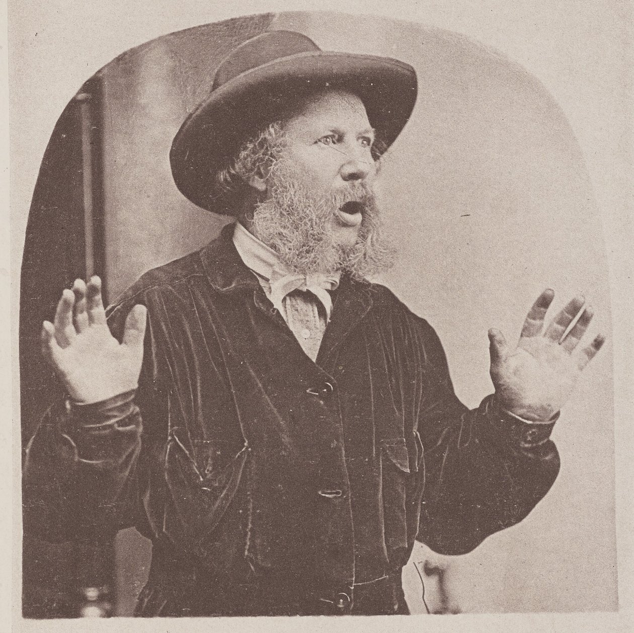 [Verraste Man] door Oscar Gustave Rejlander