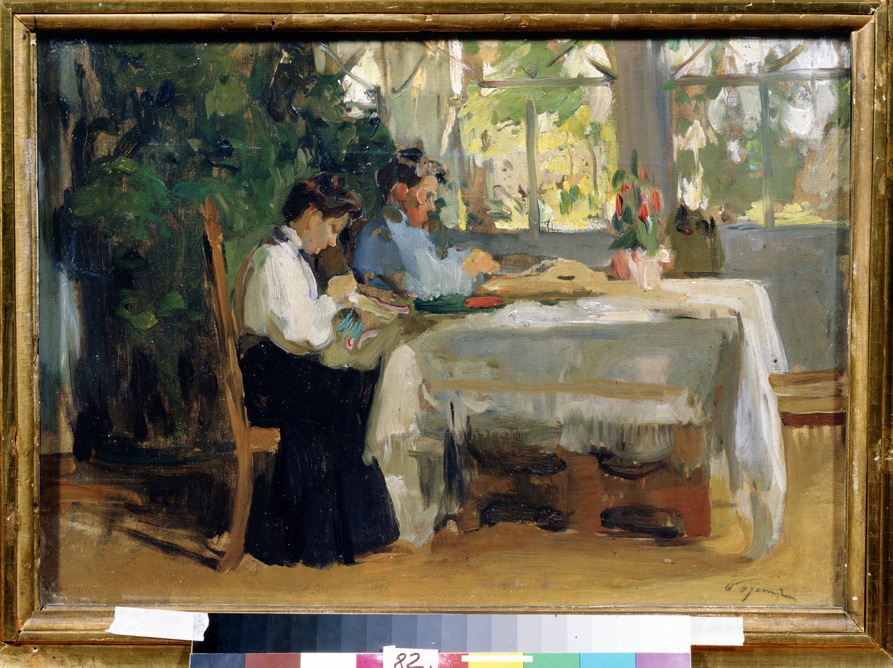 In de veranda door Osip Emmanuilovich Braz