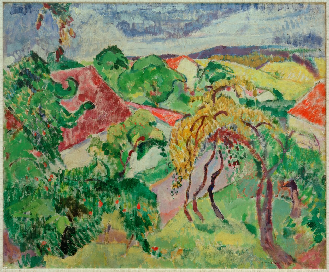 Beiers landschap door Oskar Moll