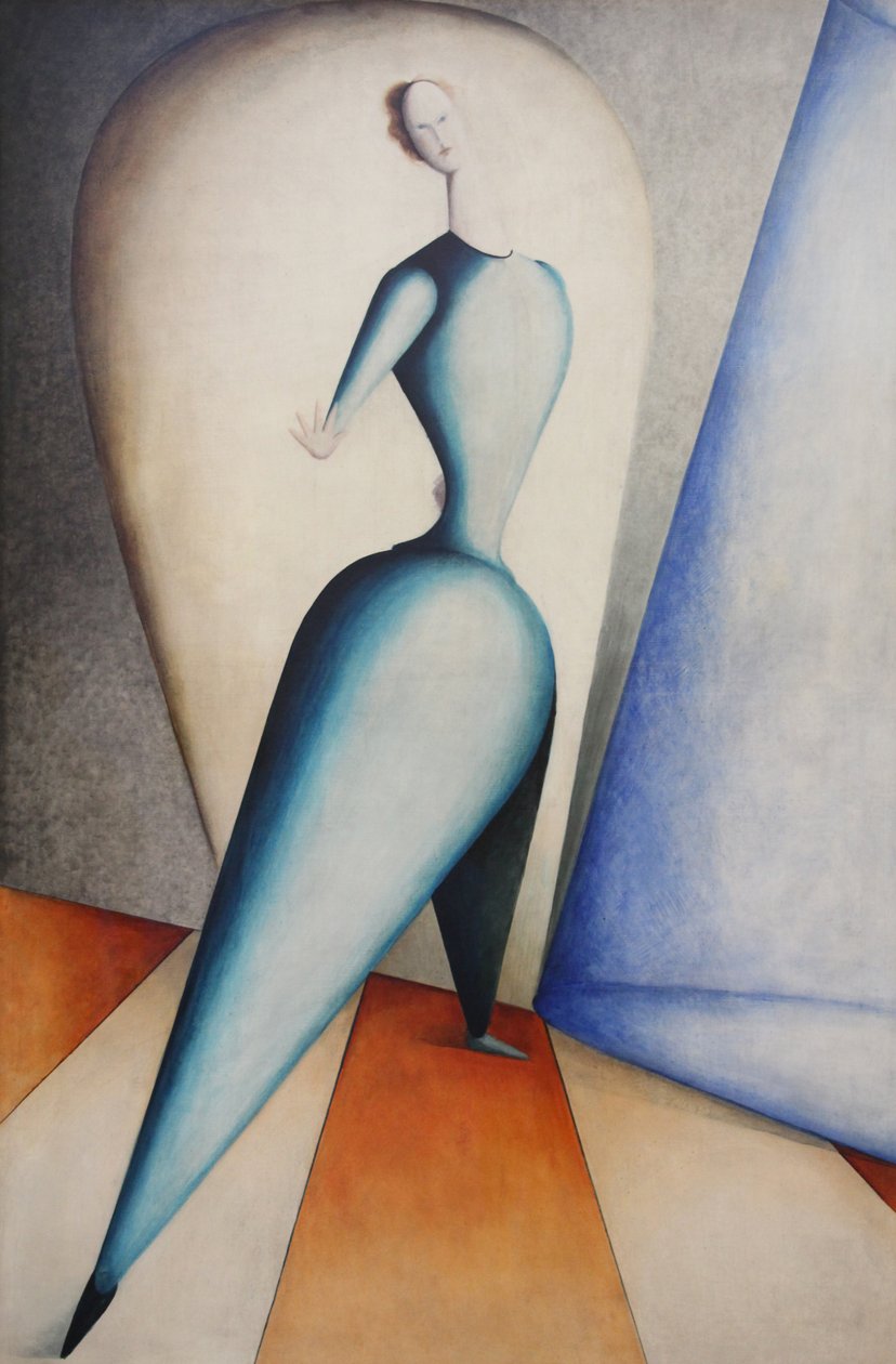 Danseres (Het gebaar) door Oskar Schlemmer