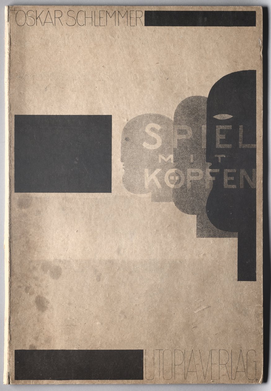 Speel met hoofden door Oskar Schlemmer