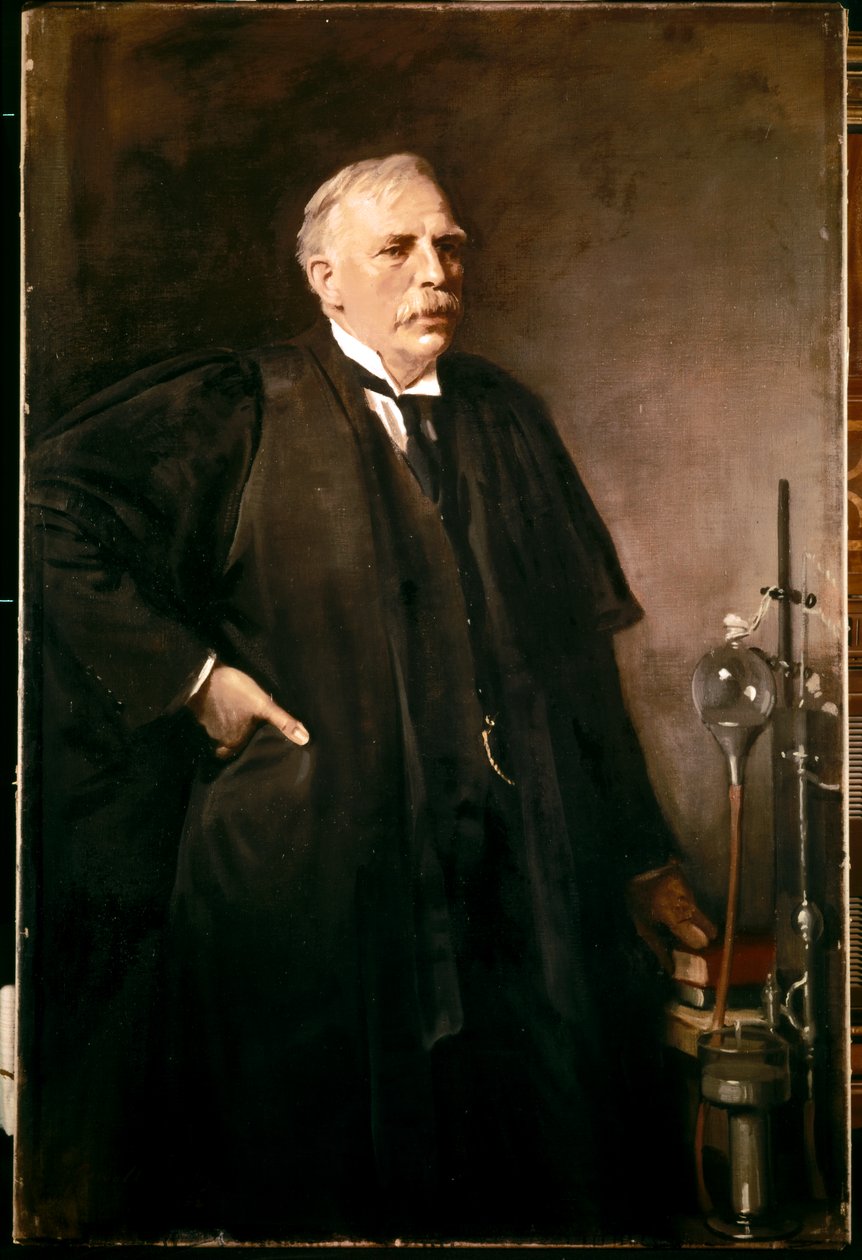 Portret van Ernest Rutherford door Oswald Hornby Joseph Birley