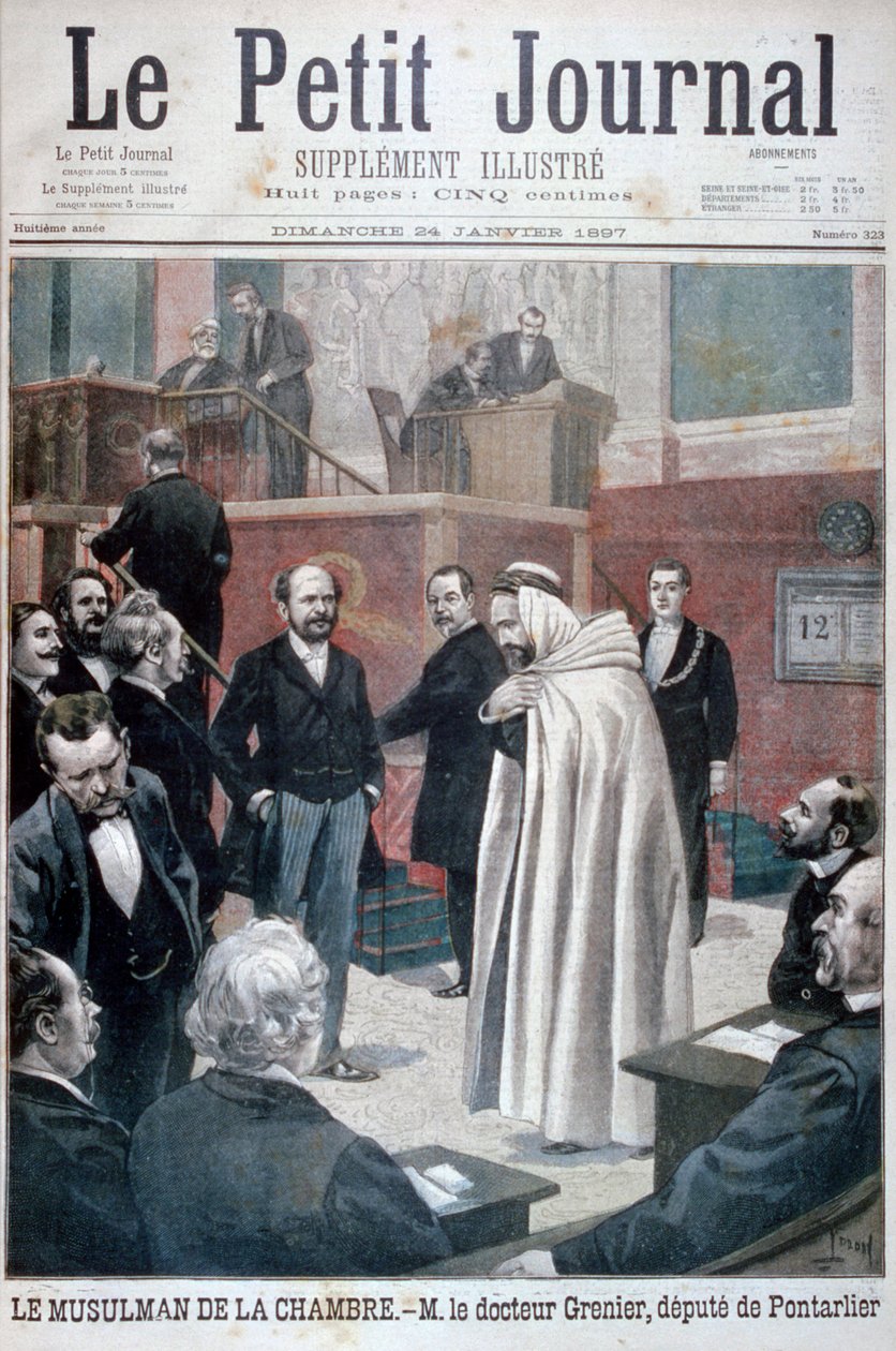 Dr. Philippe Grenier, de eerste moslimafgevaardigde in de Franse Nationale Vergadering, 1897 door Oswaldo Tofani