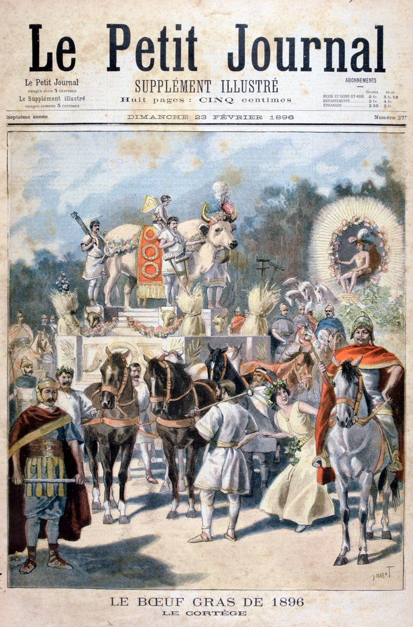 Vette os vieringen in Parijs, 1896 door Oswaldo Tofani