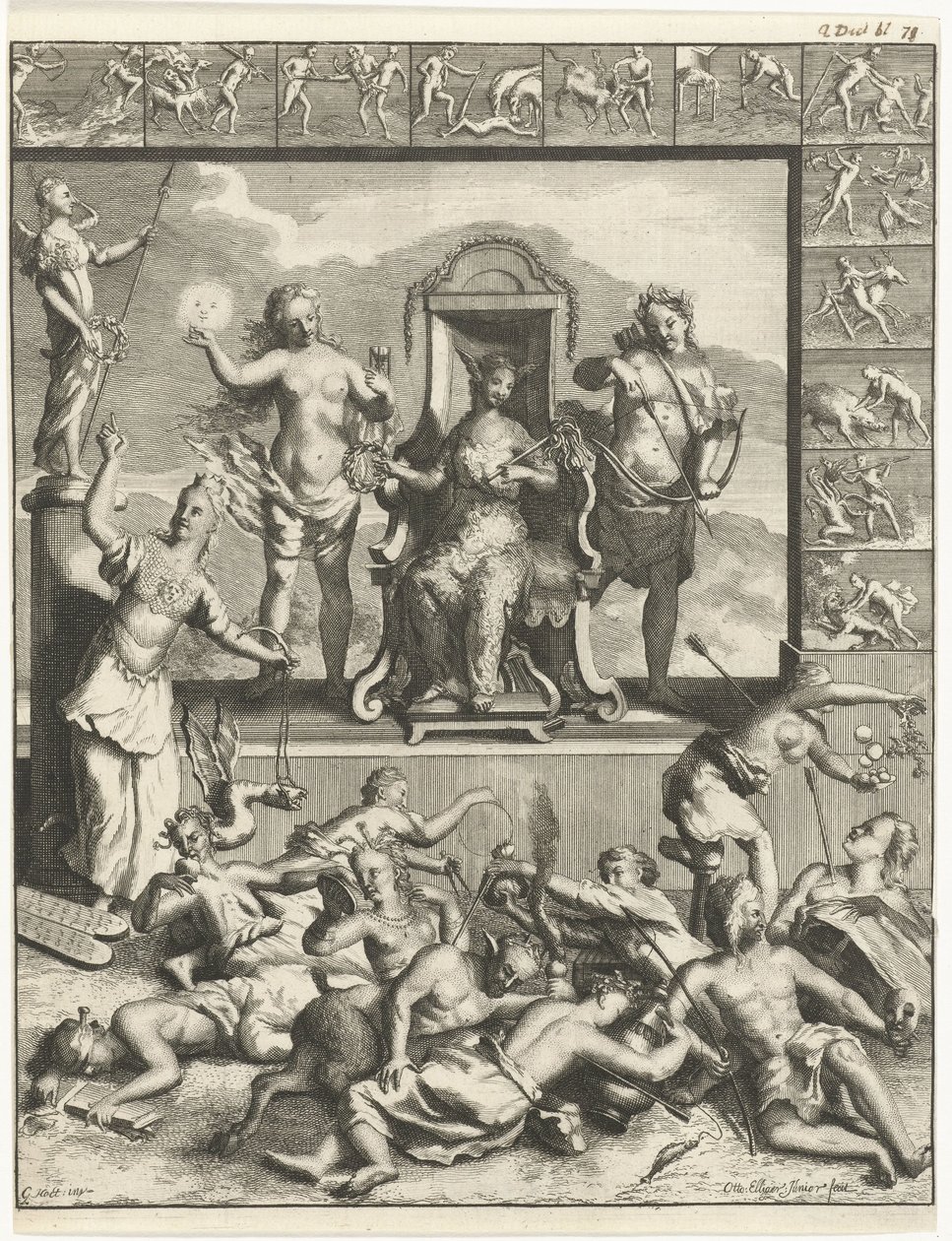 Twaalf werken van Hercules door Ottmar Elliger (II)