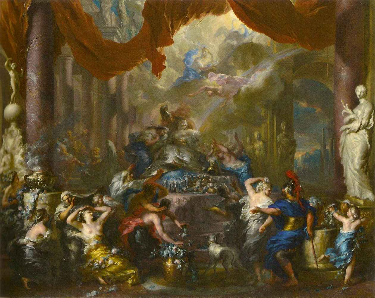 Duits: Der Tod der Dido De dood van Dido door Ottmar Elliger the Younger