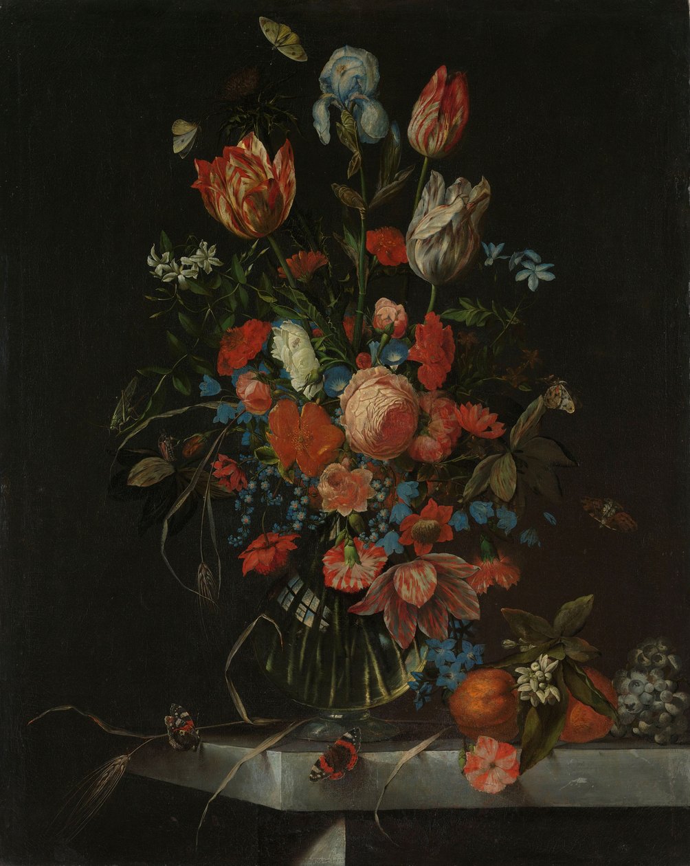 Stilleven met bloemen door Ottmar the Elder Elliger