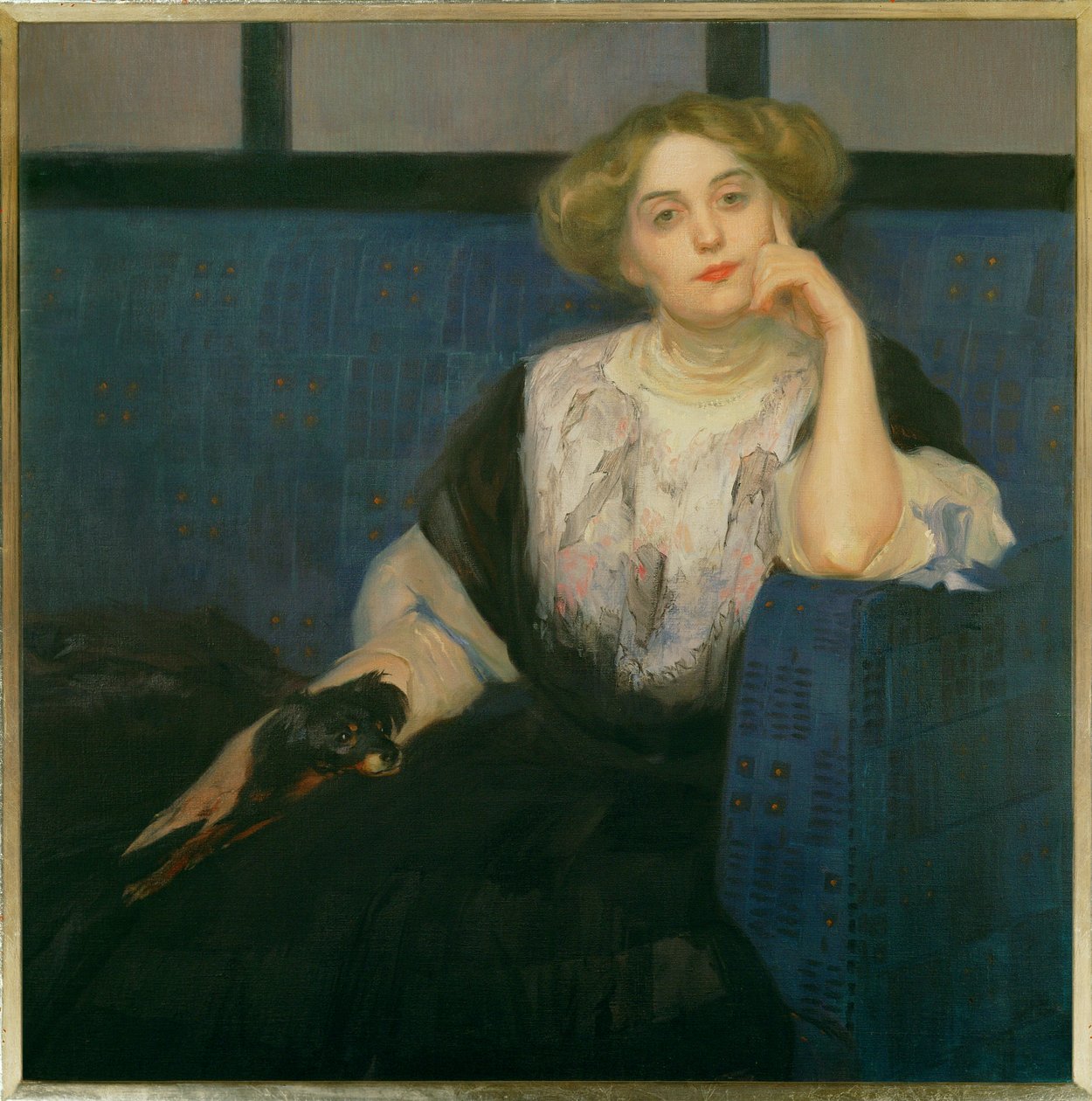 Elsa Galafres (schilderij op doek) door Otto Friedrich