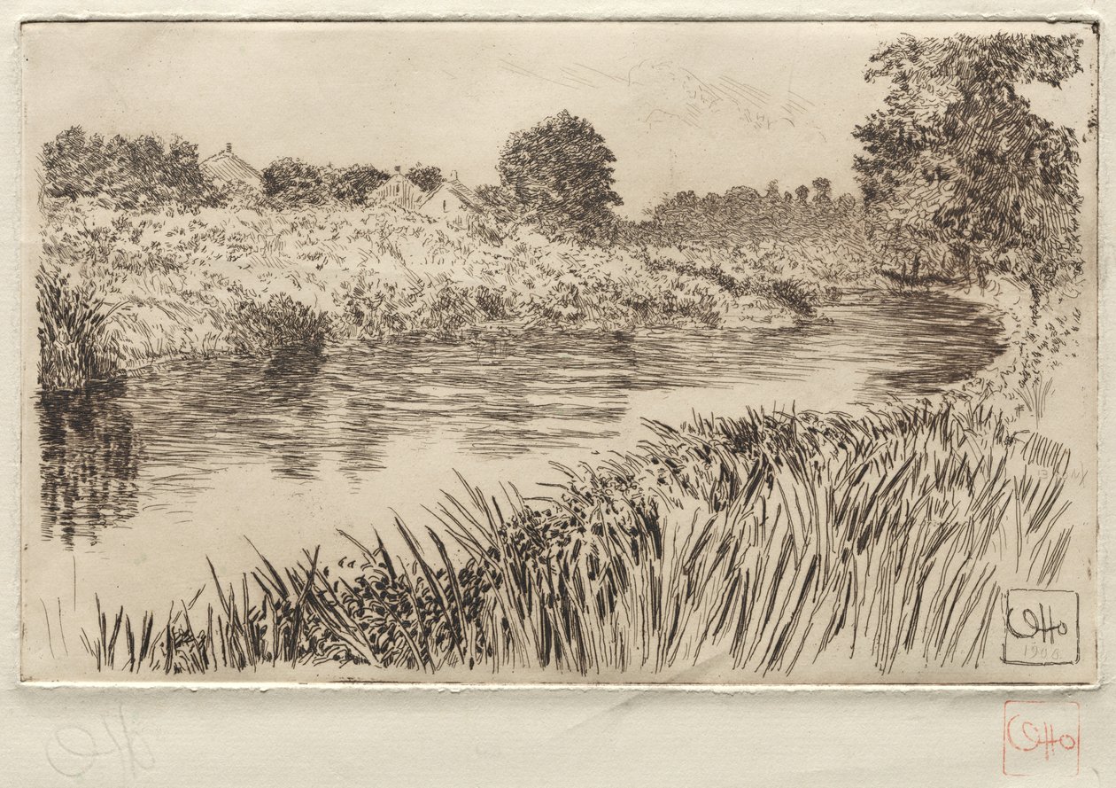 Aan de Bronx, 1906 door Otto H. Bacher