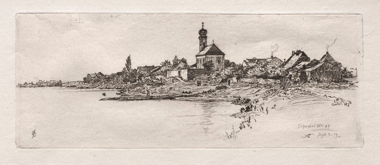Schwabel Weiss, 1879 door Otto H. Bacher