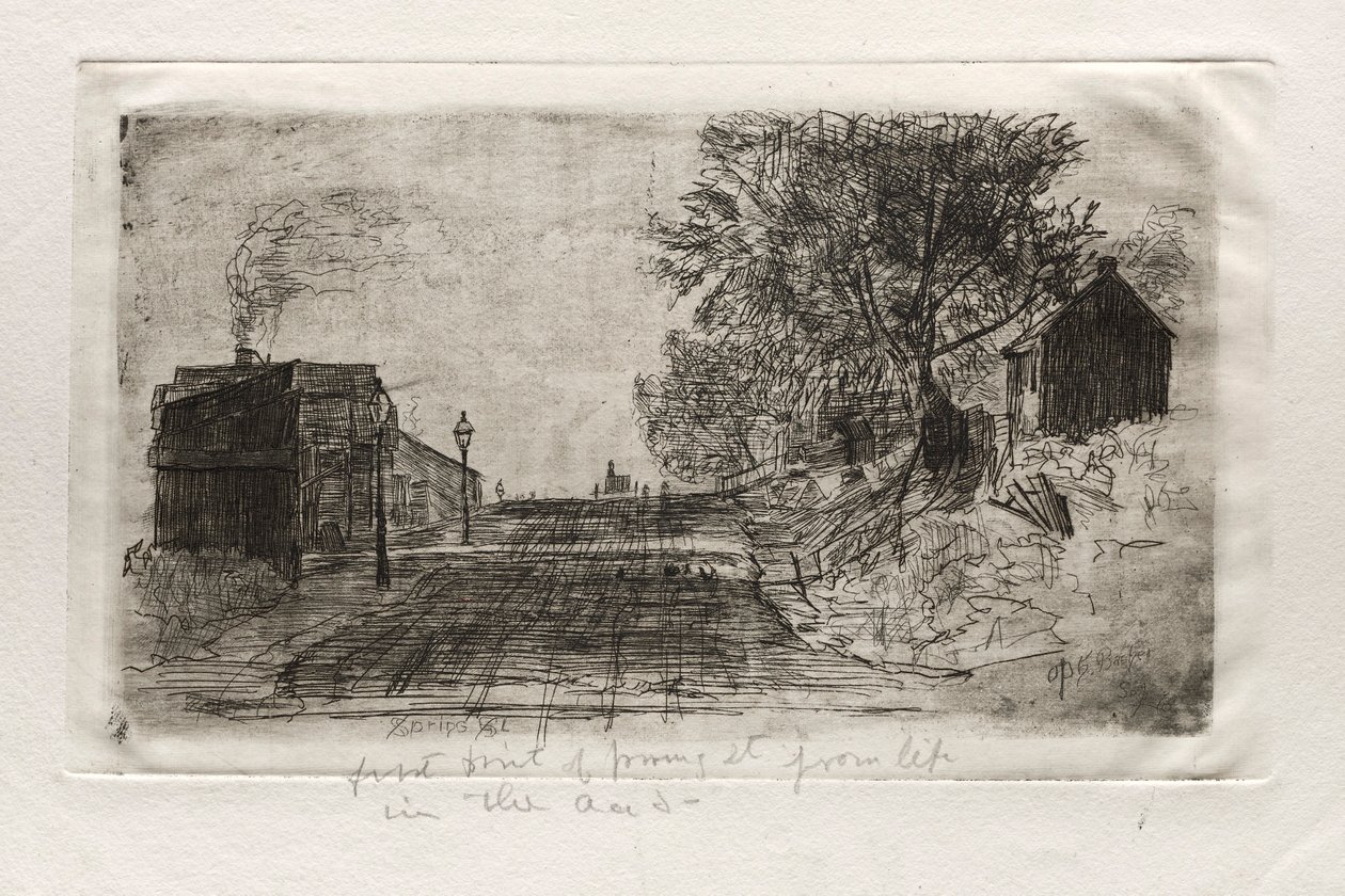 Lentestraat door Otto H. Bacher