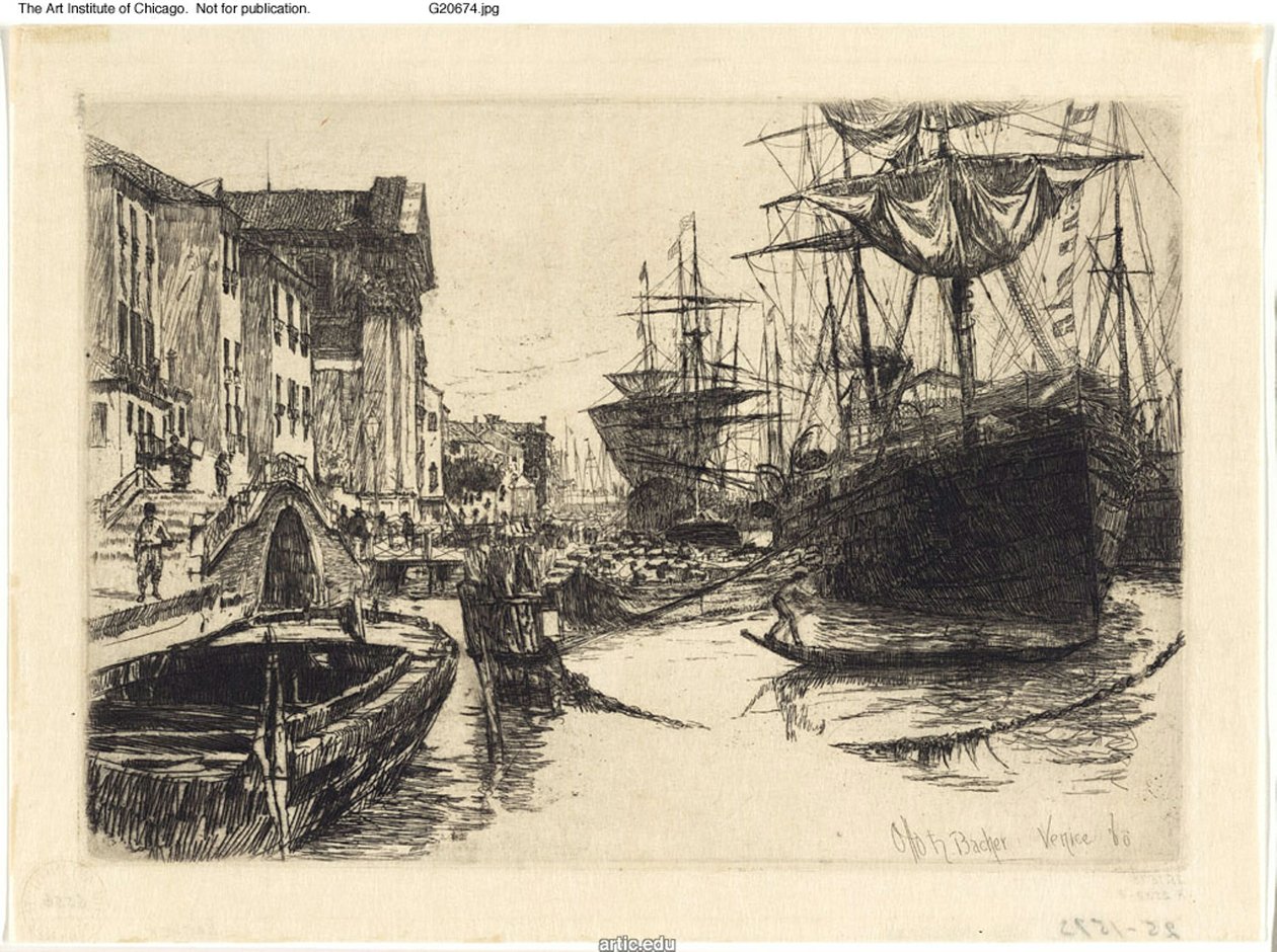 Fondamenta delle Zattere door Otto Henry Bacher