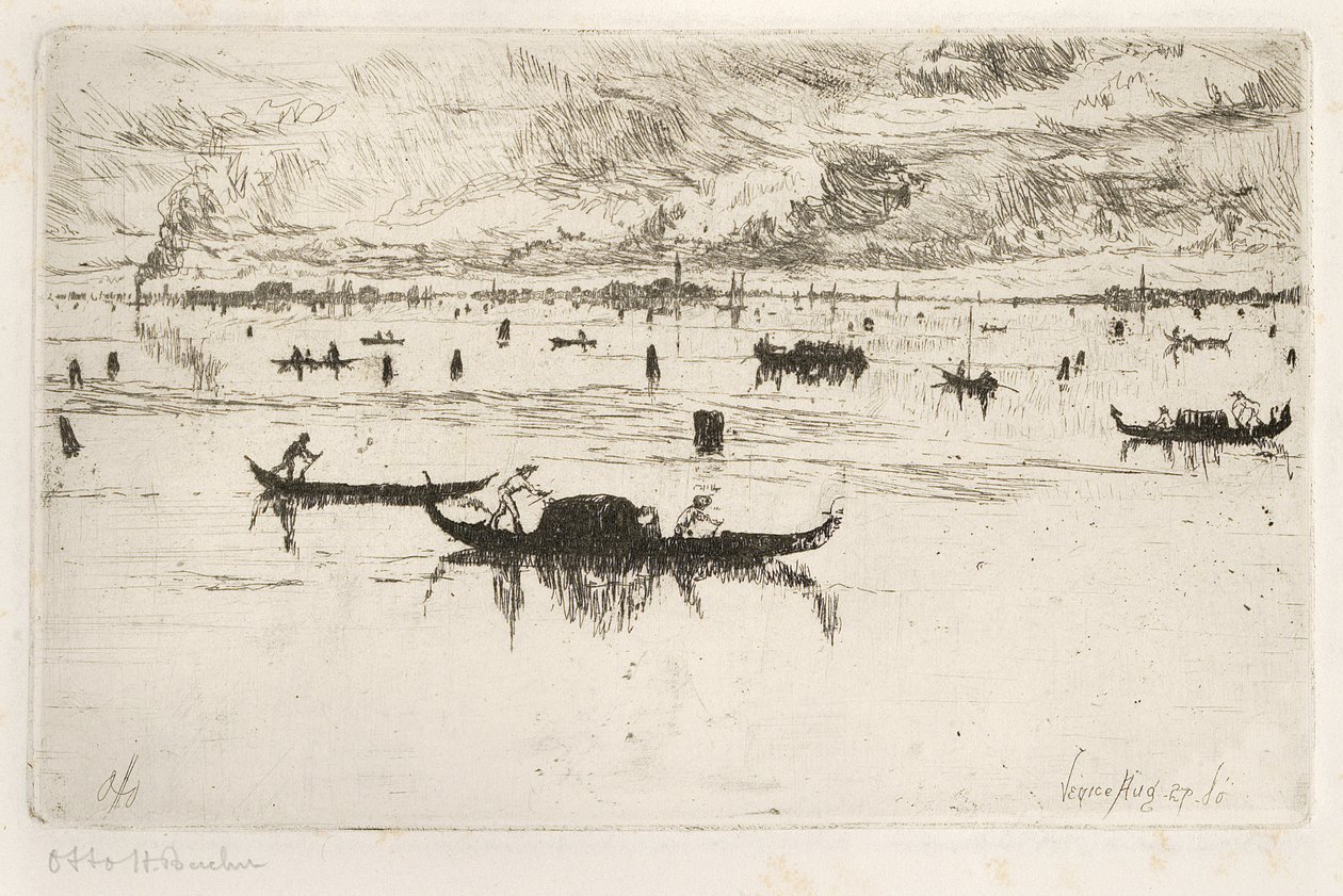 Laguna Veneta door Otto Henry Bacher