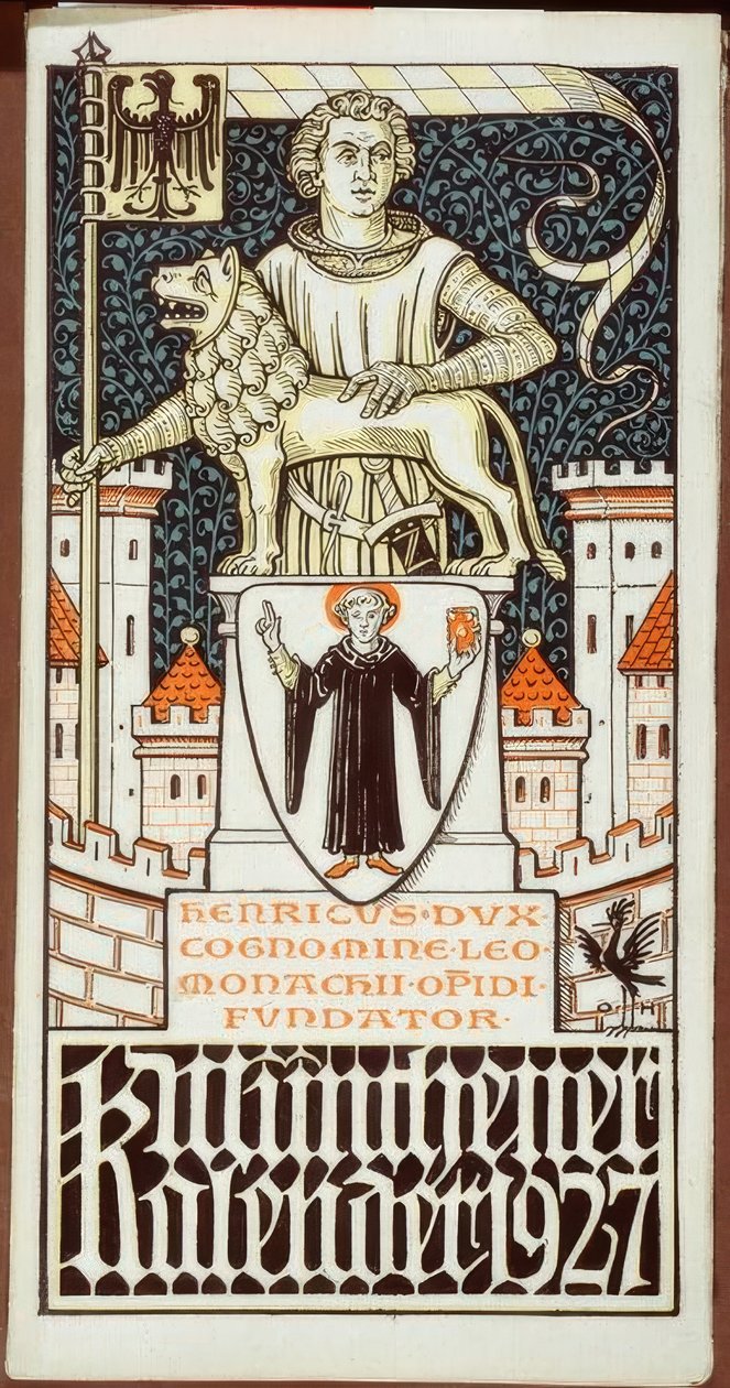 Het wapen van de Volksstaat Hessen (1920) door Otto Hupp