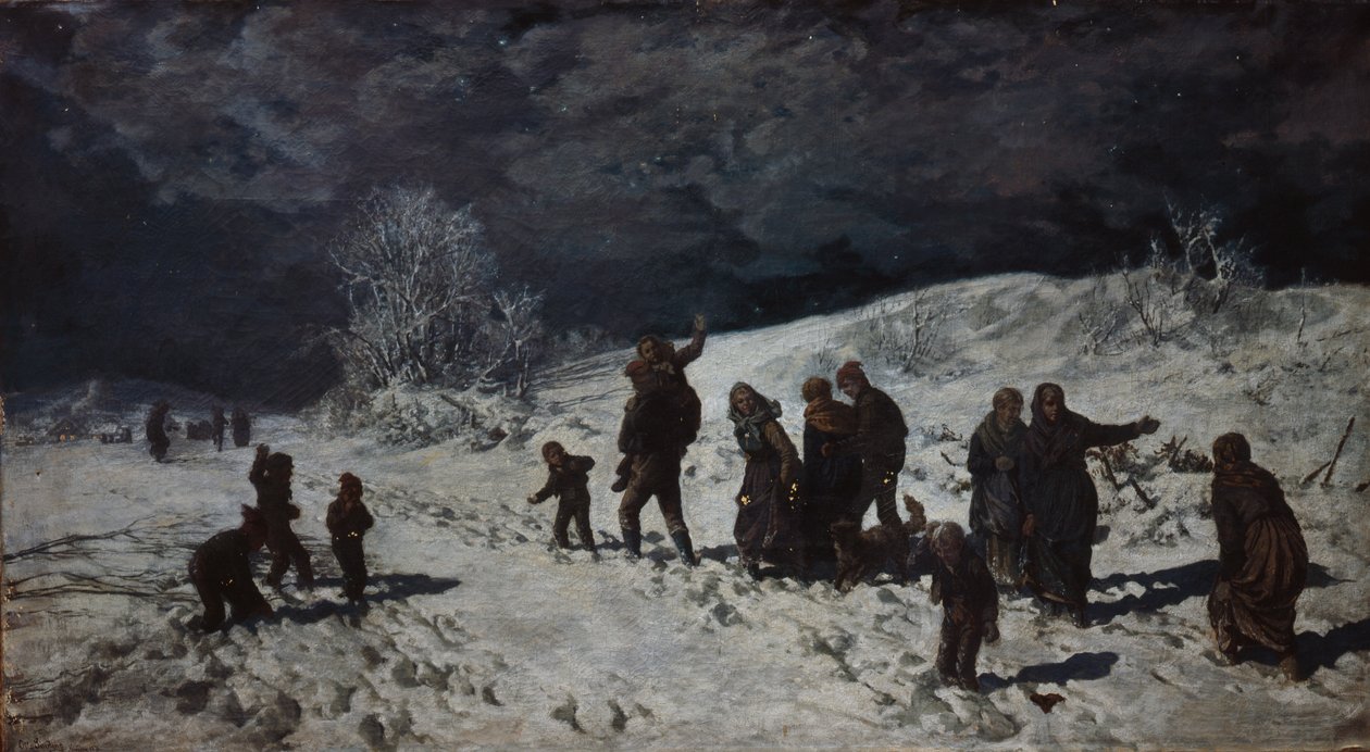 Zonder titel door Otto Ludvig Sinding