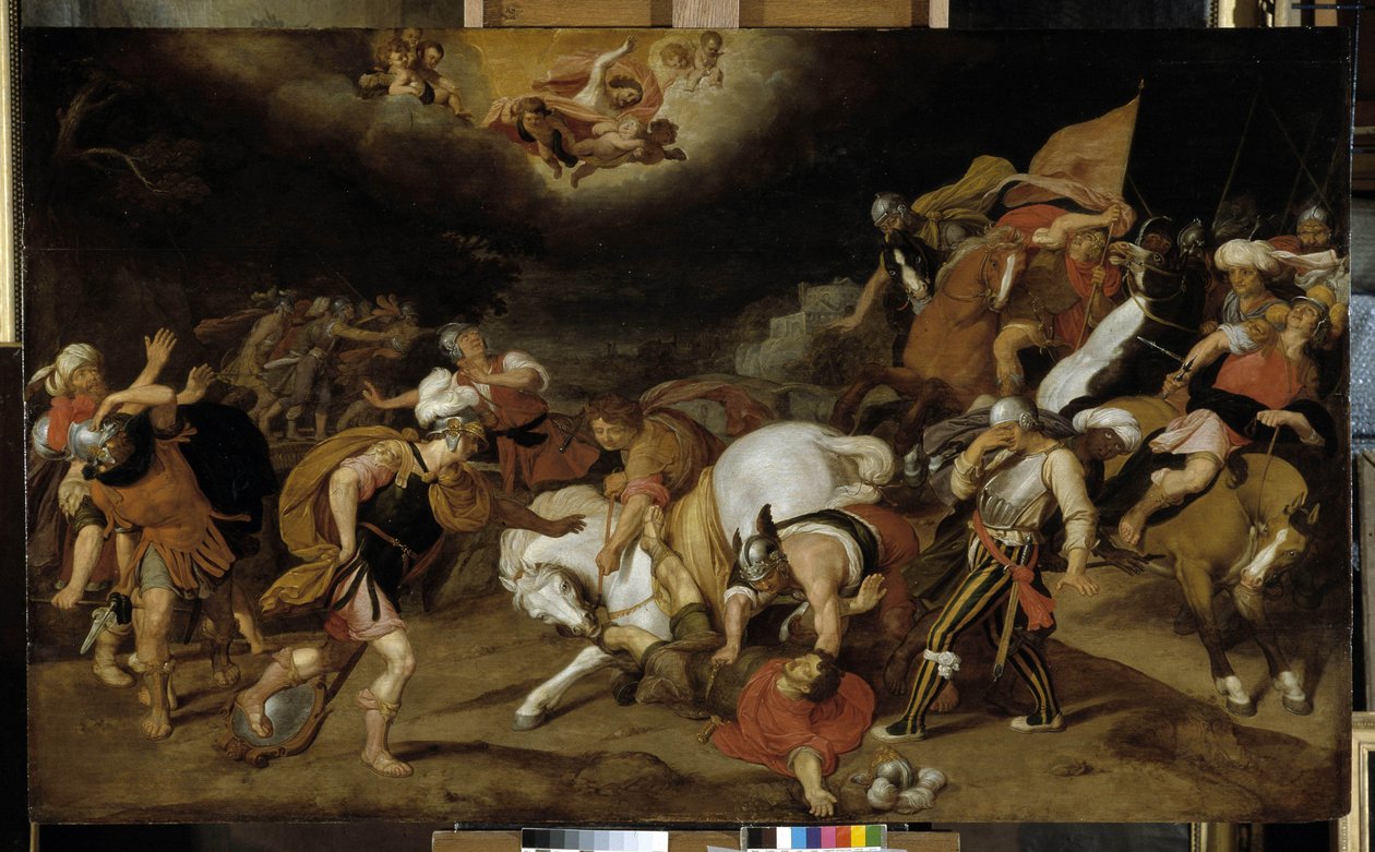 De bekering van St. Paulus op de weg naar Damascus in 42 AD. JC door Otto van Veen