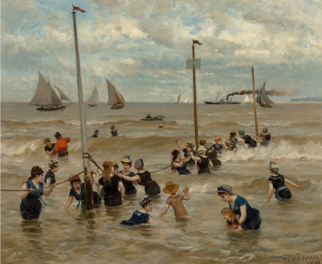 Baden aan zee, 1876 door Otto von Thoren
