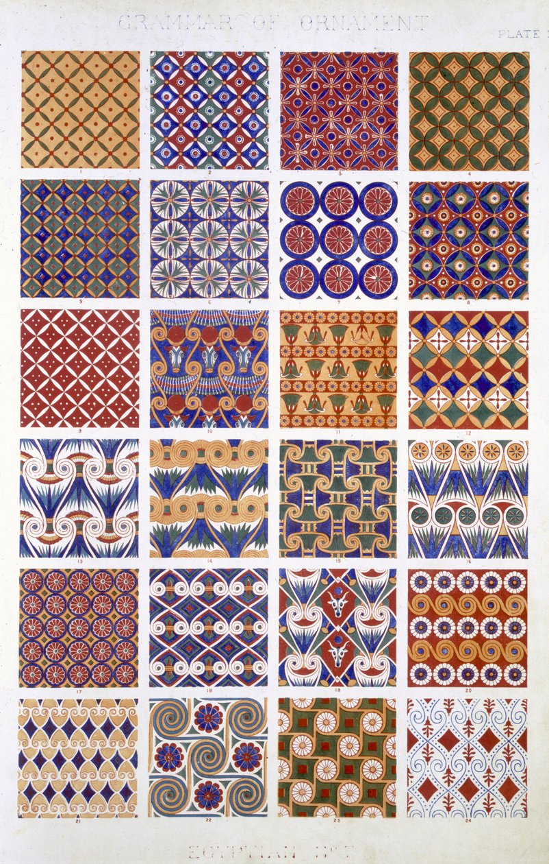 Egyptisch nr. 5, Plaat X, uit 
