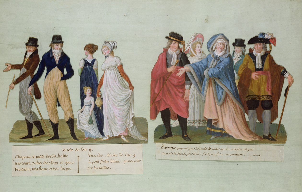 Mode van het jaar 9 door P. A. and J.B. Lesueur