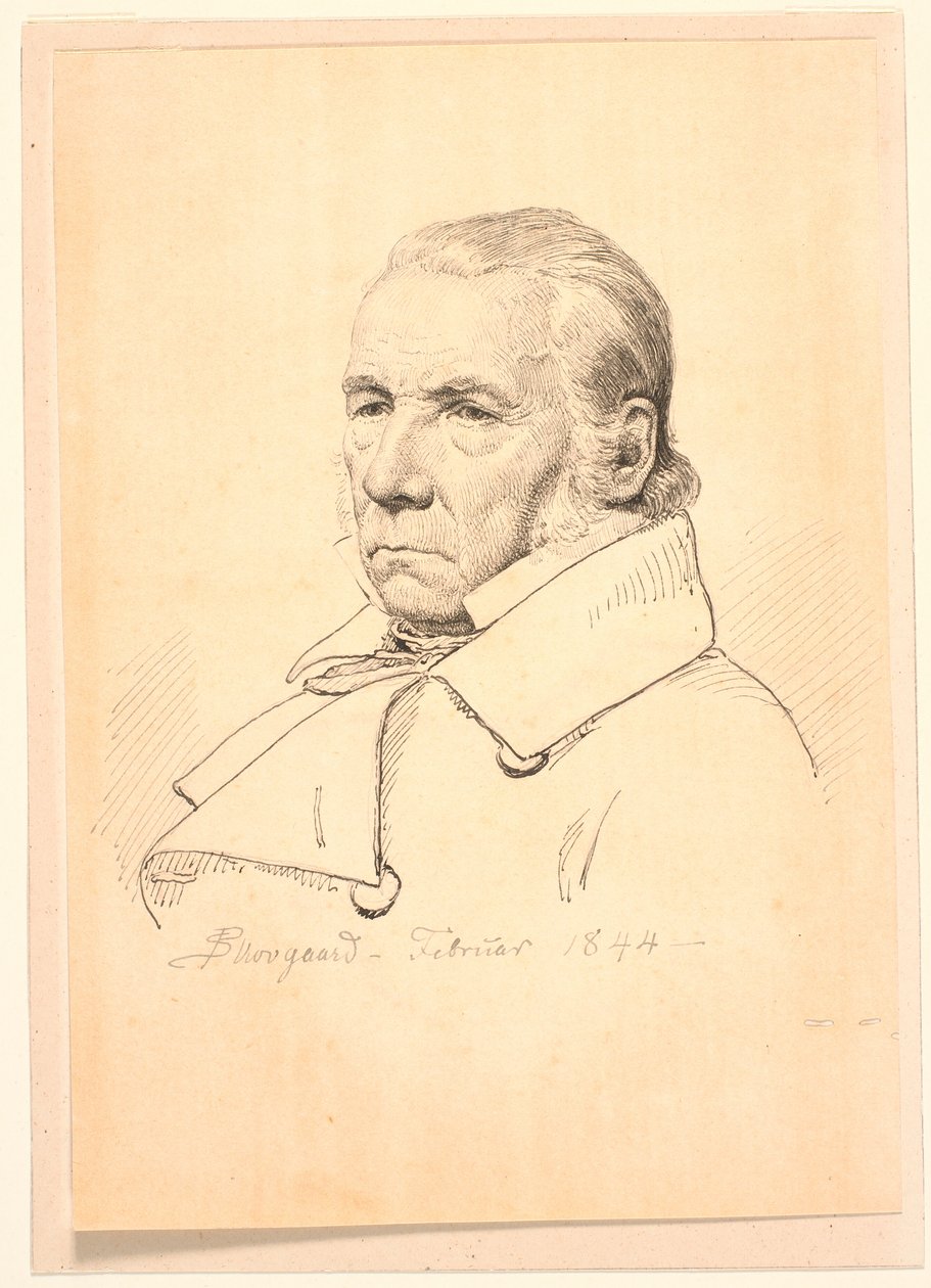 Smedemeester en brandweercommandant Borchard von Würden, schoonvader van H. E. Freund door P.C. Skovgaard