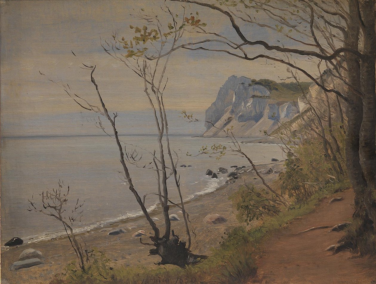 De kliffen van het eiland Møn door P.C. Skovgaard