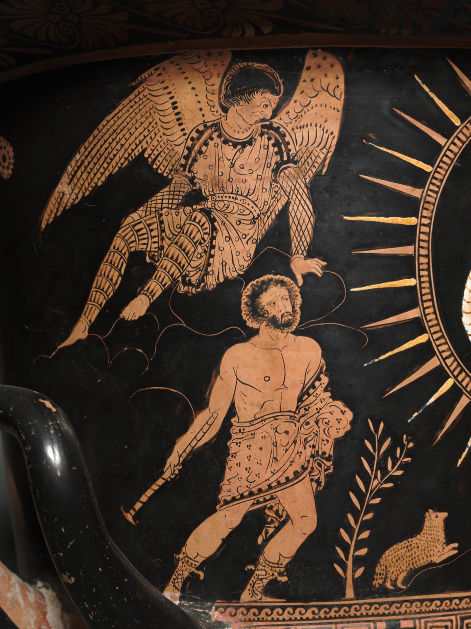 Lucanische calyx-krater door Painter Policoro