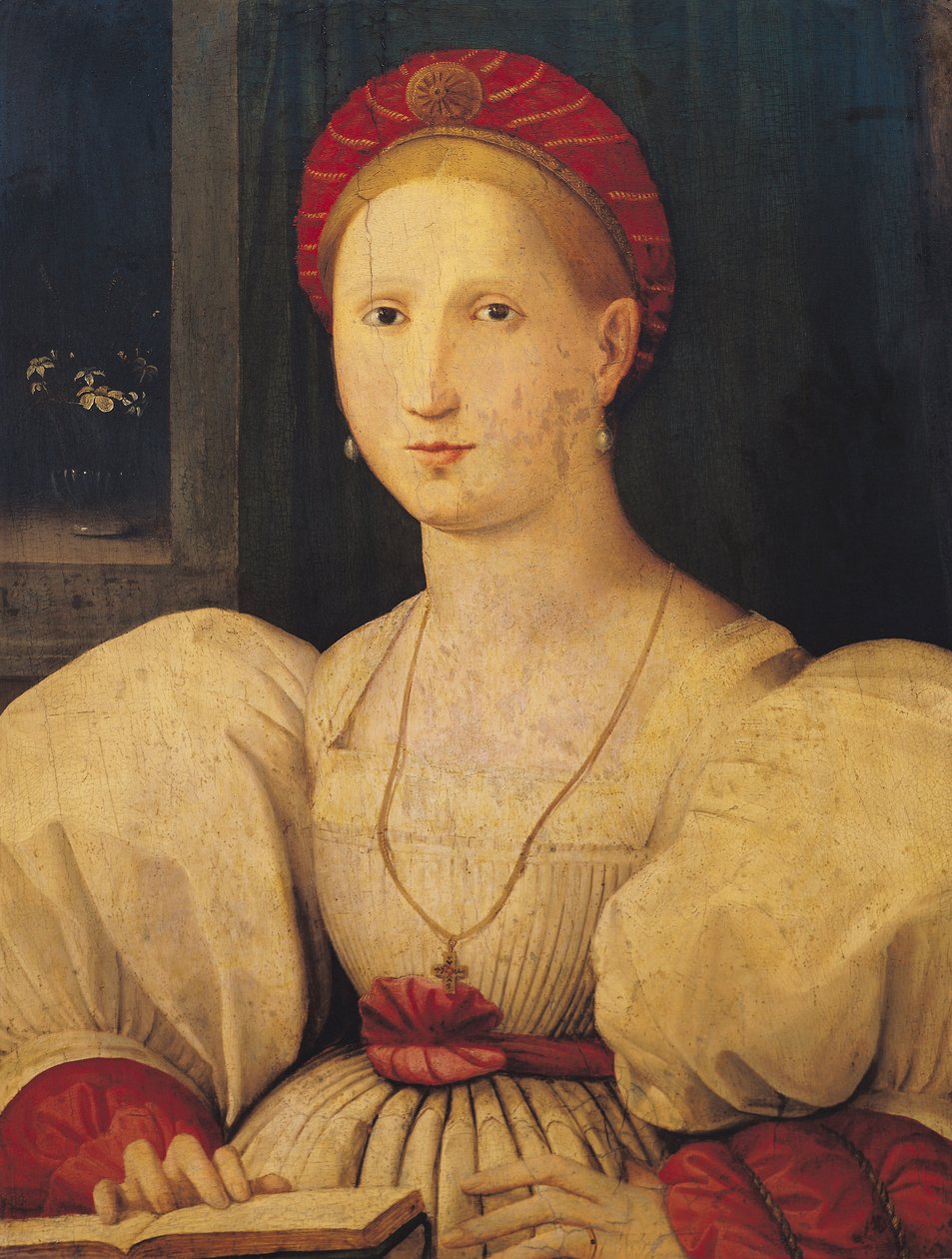 Portret van een vrouw door Paolo Zacchia