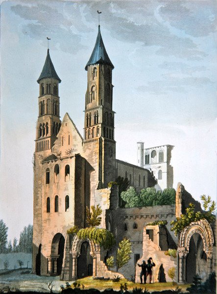 De Abdij van Jumièges, uit 