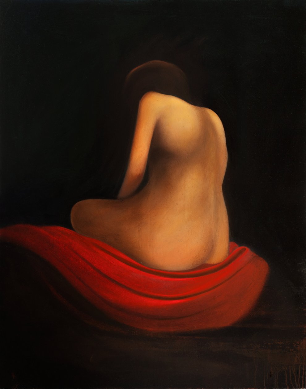 Zonder titel, 2016 (olieverf op houtpaneel) door Paolo Perfranceschi