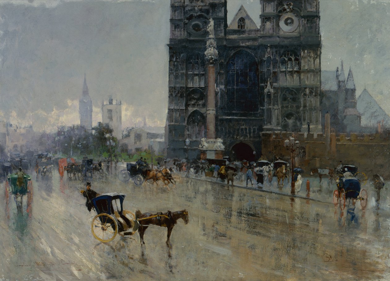 Heiligdom, Westminster (olieverf op doek) door Paolo Sala