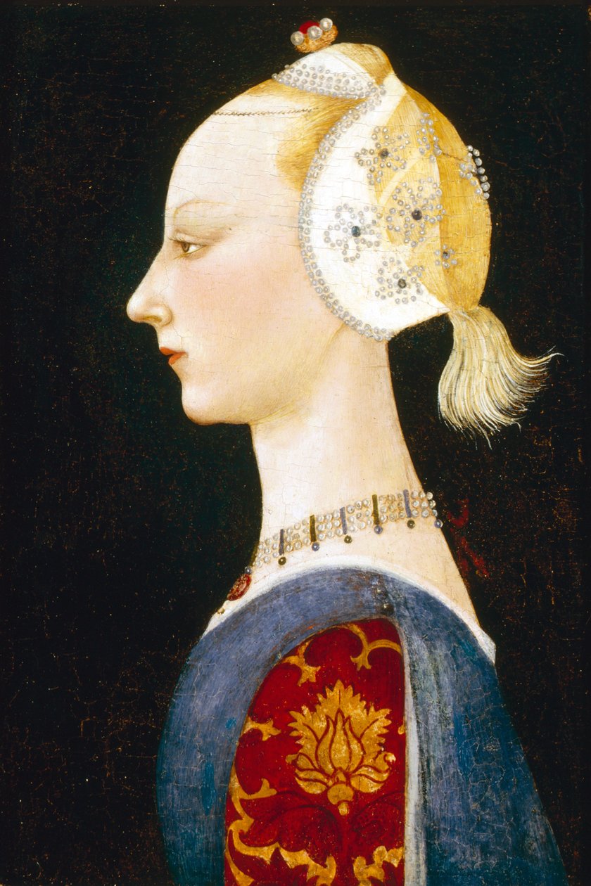 Een jonge dame van mode, 1462-1465 door Paolo Uccello