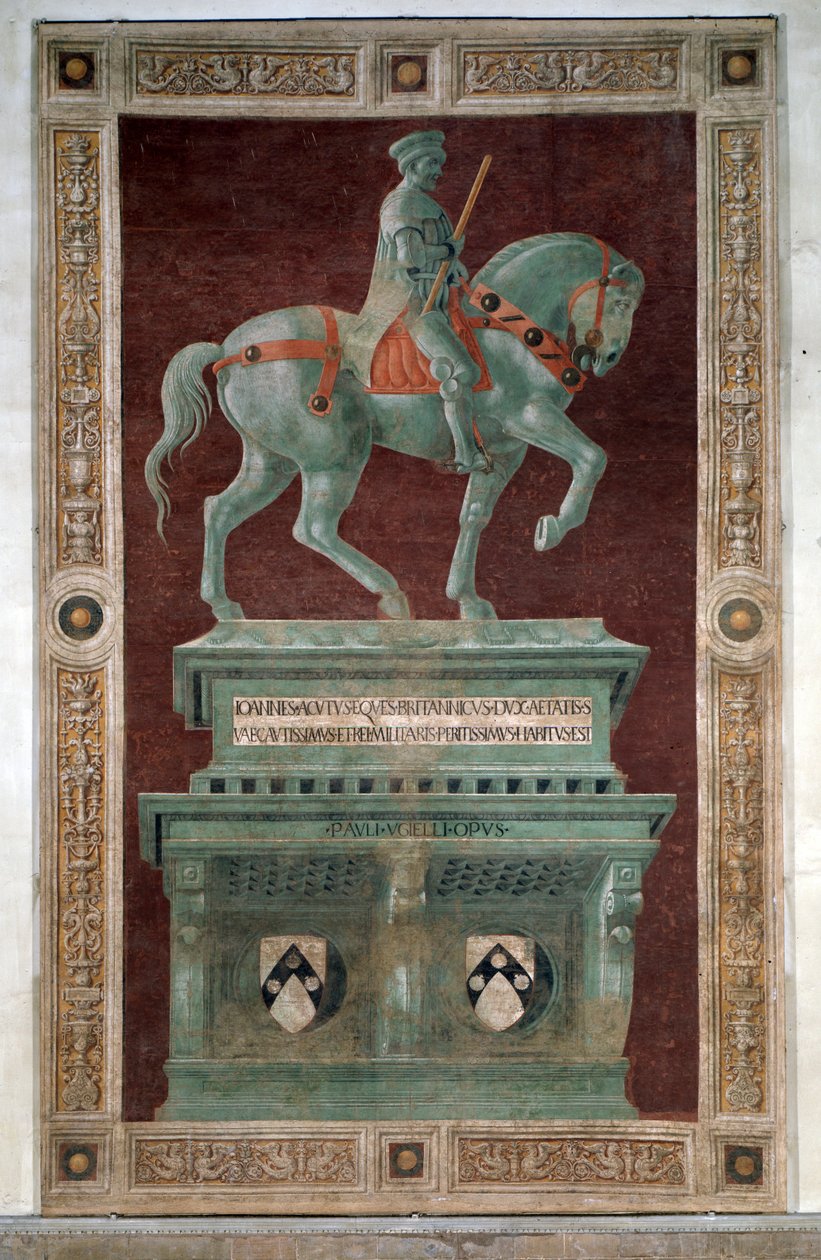 Grafmonument voor Sir John Hawkwood door Paolo Uccello