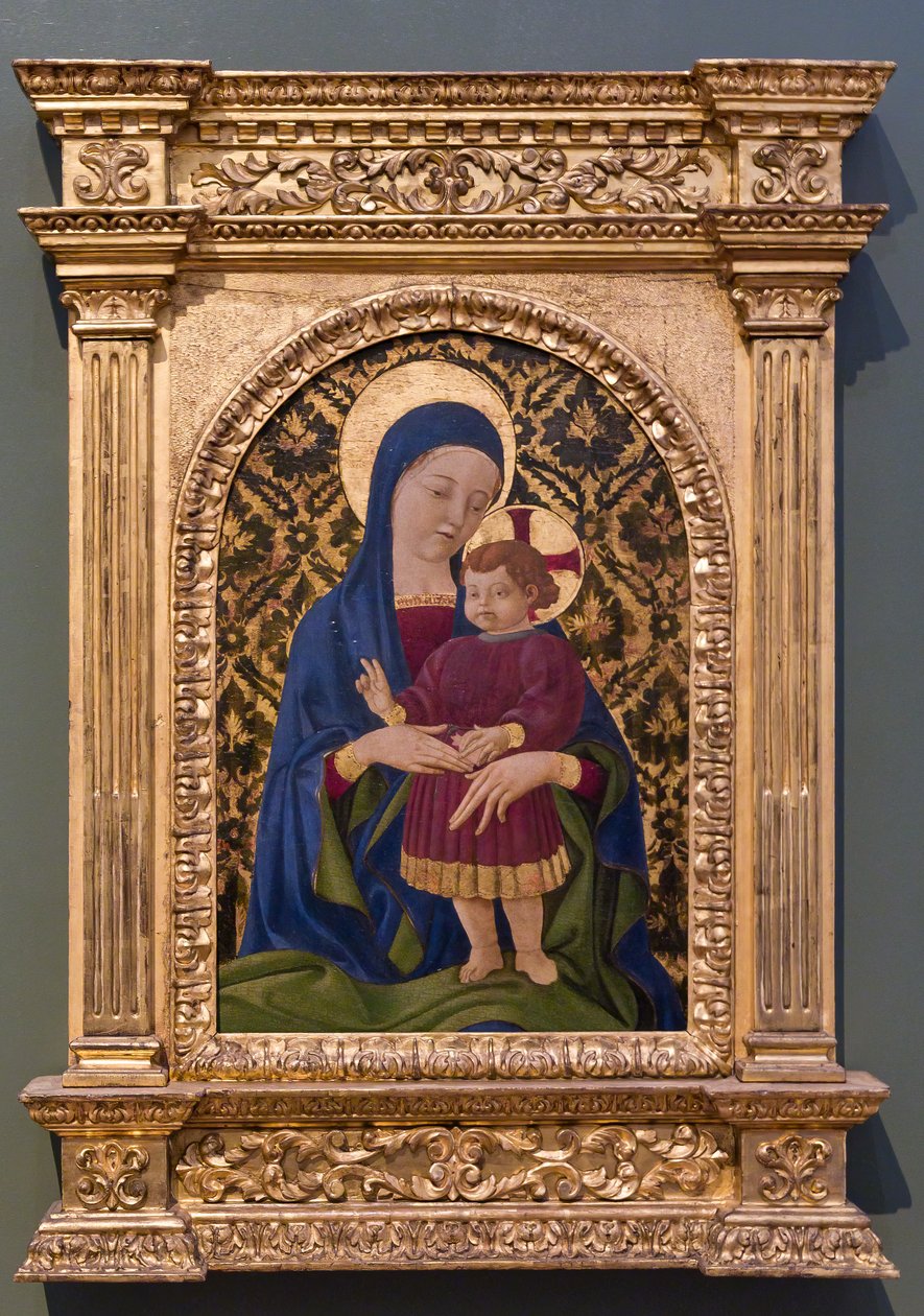 Madonna en het kind door Paolo Uccello