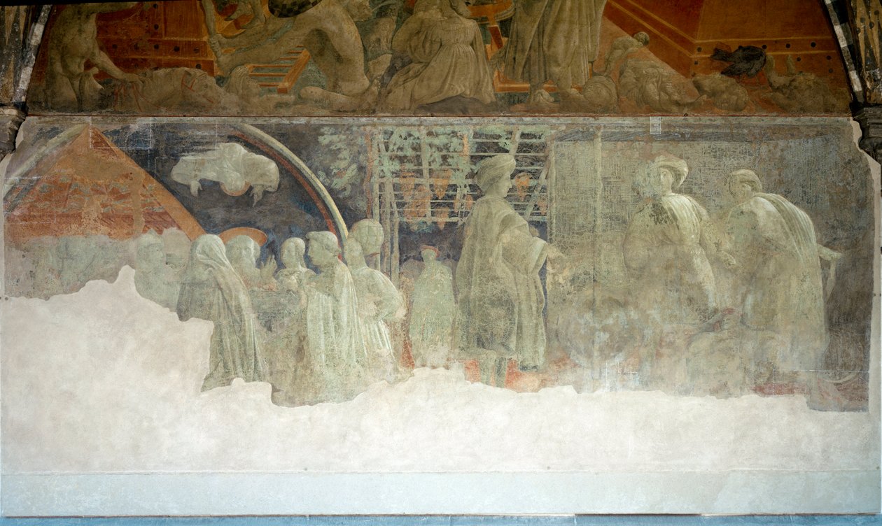 Verhaal van Noach, de dronkenschap door Paolo Uccello