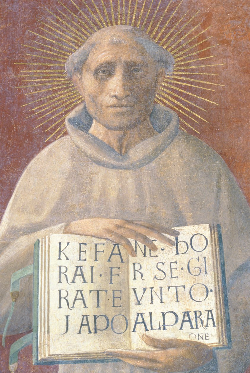 De gezegende Jacopone da Todi door Paolo Uccello