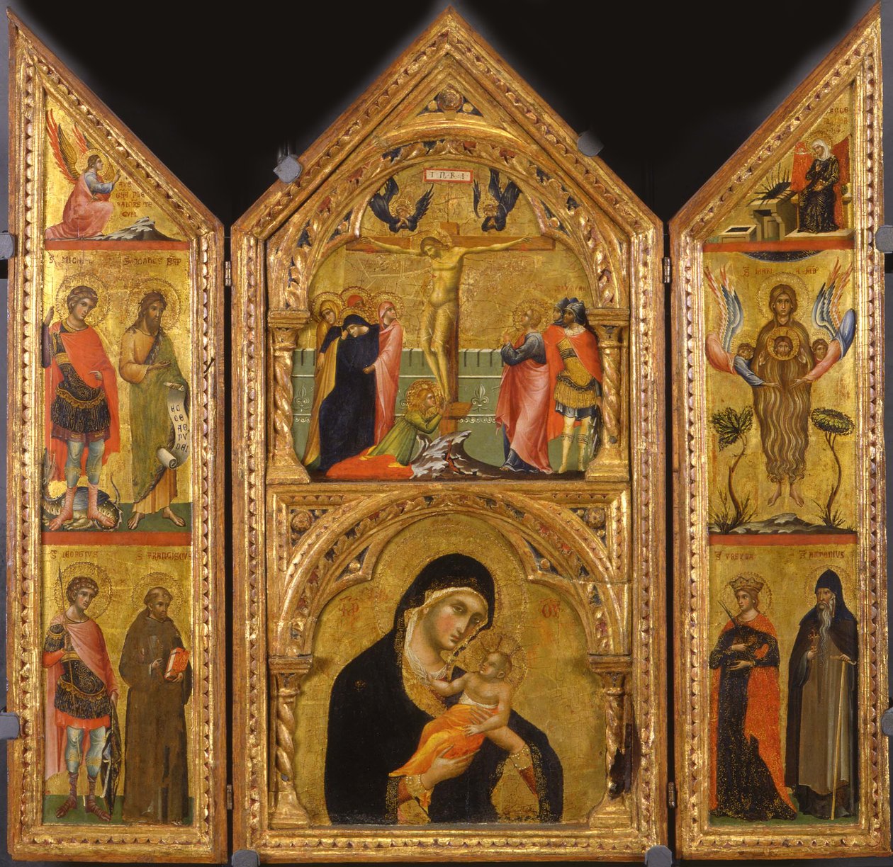 Draagbaar altaar, ca. 1335 door Paolo Veneziano