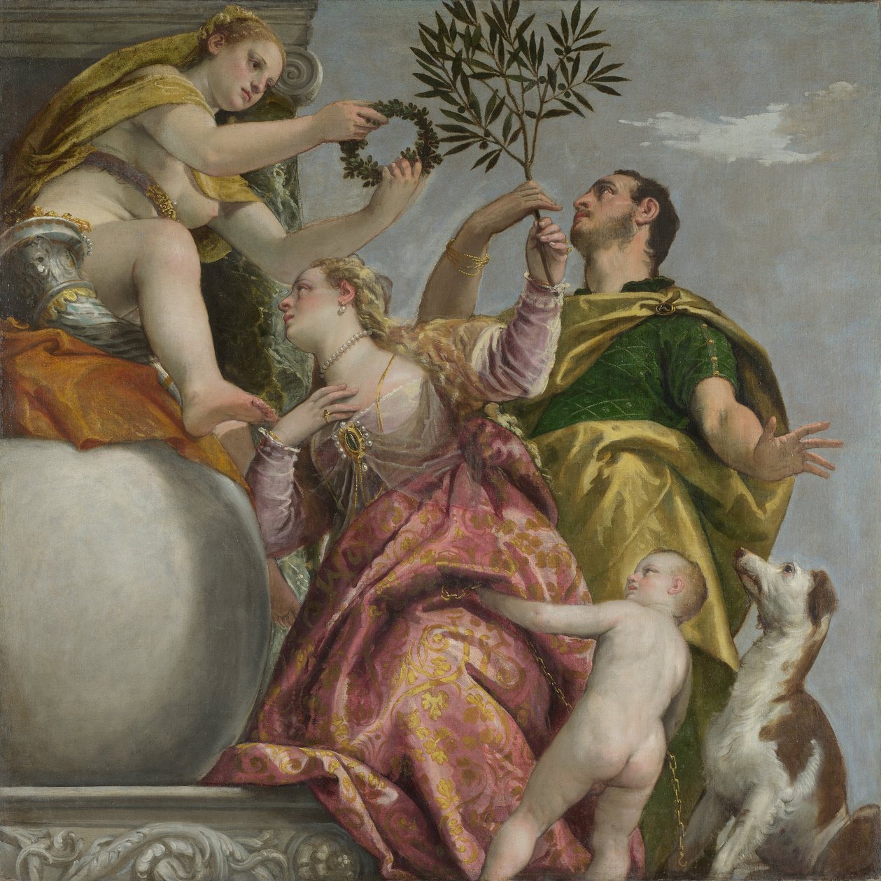 Gelukkige Unie uit: Vier Allegorieën van de Liefde, ca. 1575 door Paolo Veronese