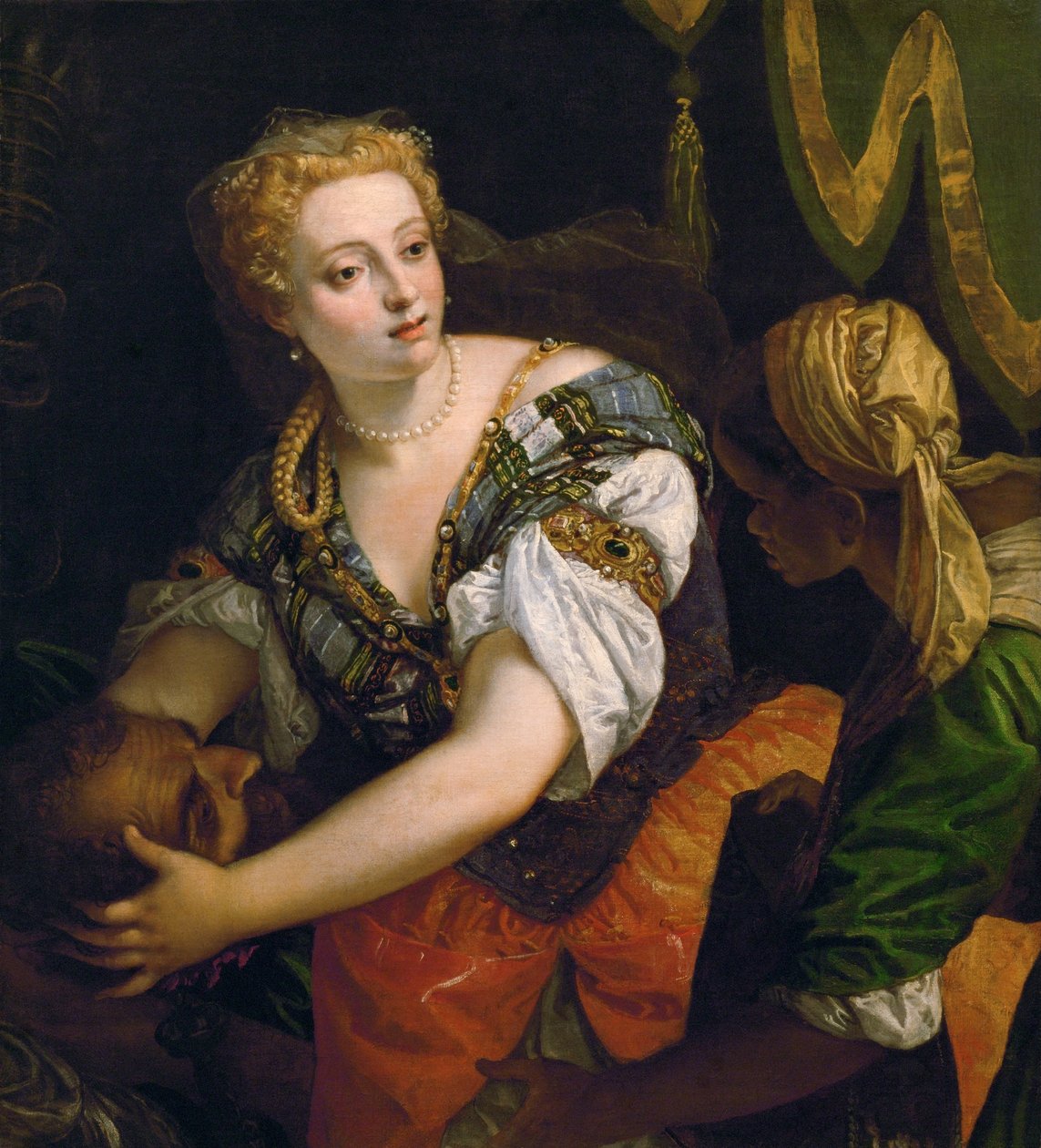 Judith met het hoofd van Holofernes door Paolo Veronese