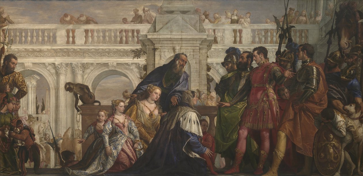 De familie van Darius ten overstaan van Alexander door Paolo Veronese