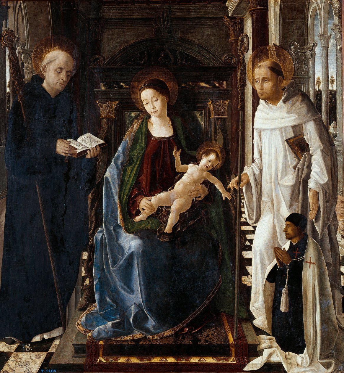 De Maagd van de Ridder van Montesa door Paolo de San Leocadio