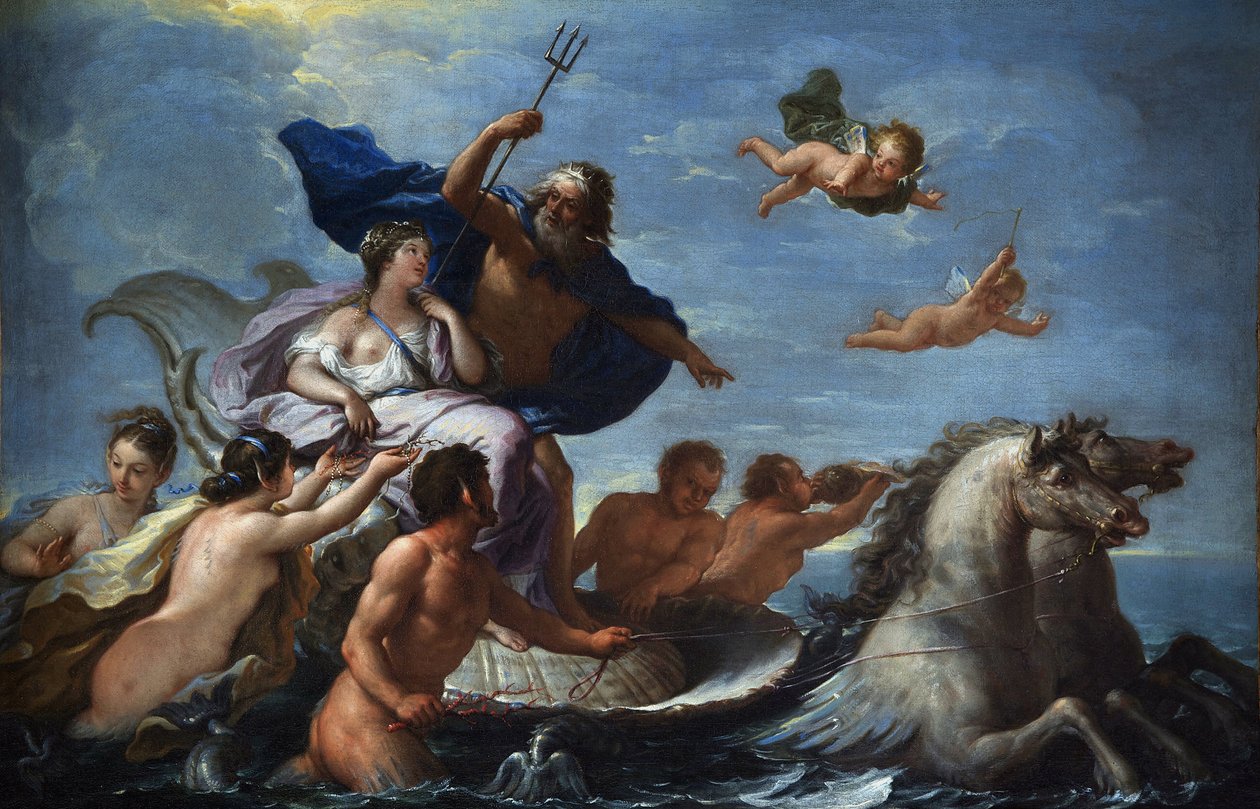 Triomf van Neptunus en Amphitrite door Paolo di Matteis