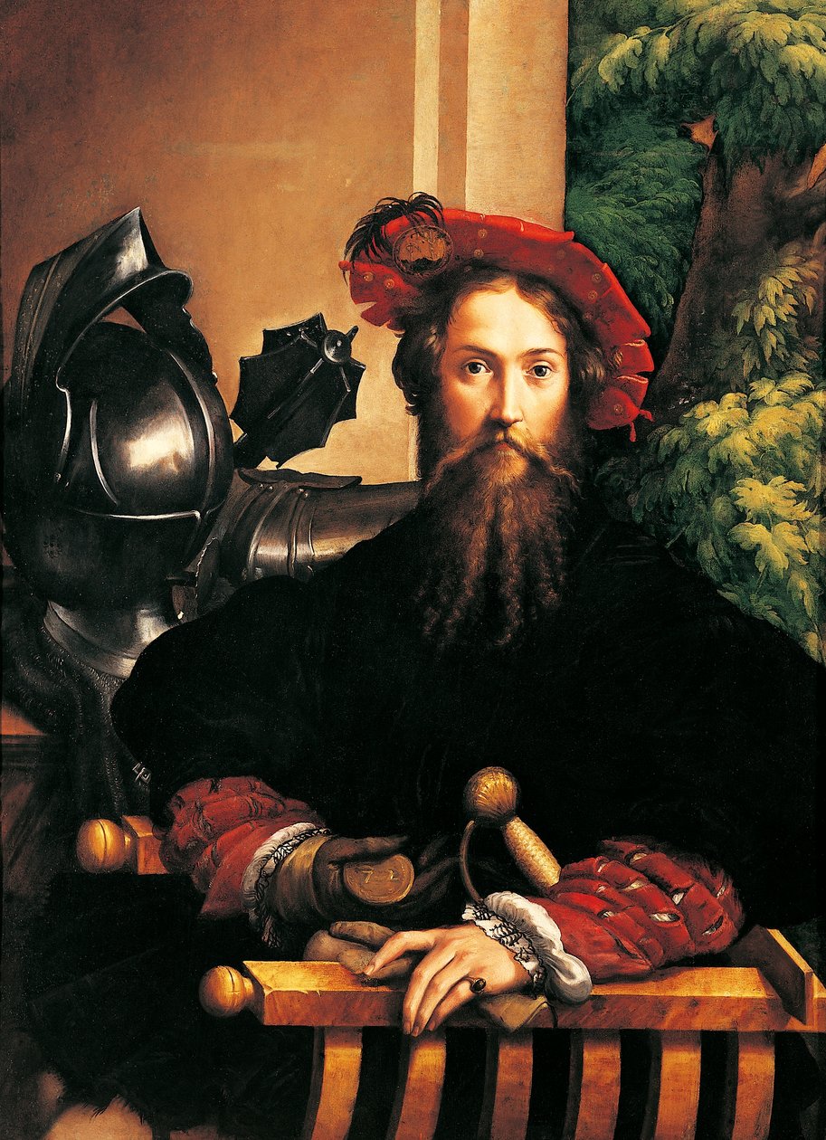 Portret van Galeazzo Sanvitale door Parmigianino