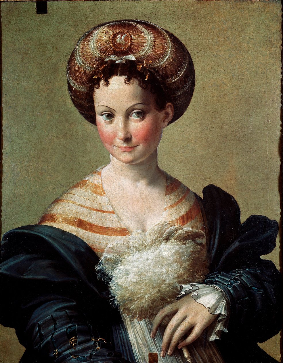 De favoriet of Turkse slaaf door Parmigianino
