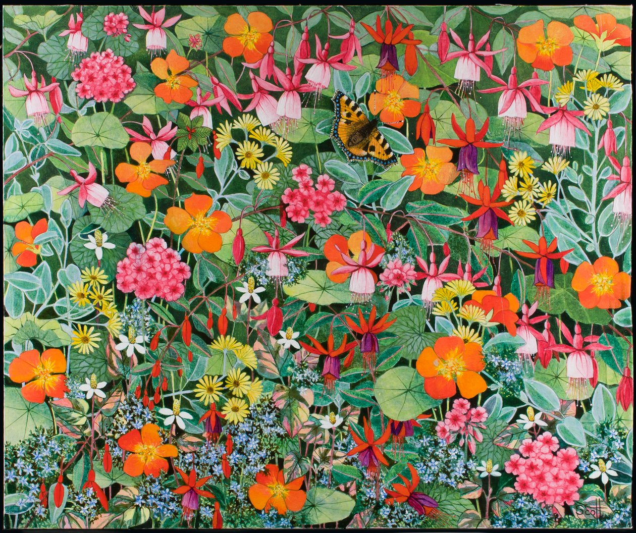 Aantrekkingskracht, 2011 (acryl op callico) door Pat Scott