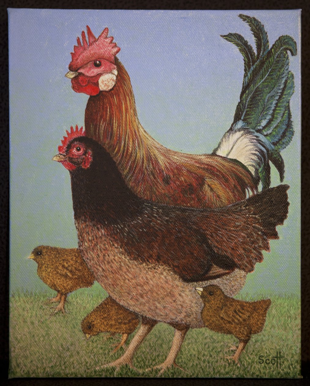 Familie Kip, 2016 door Pat Scott