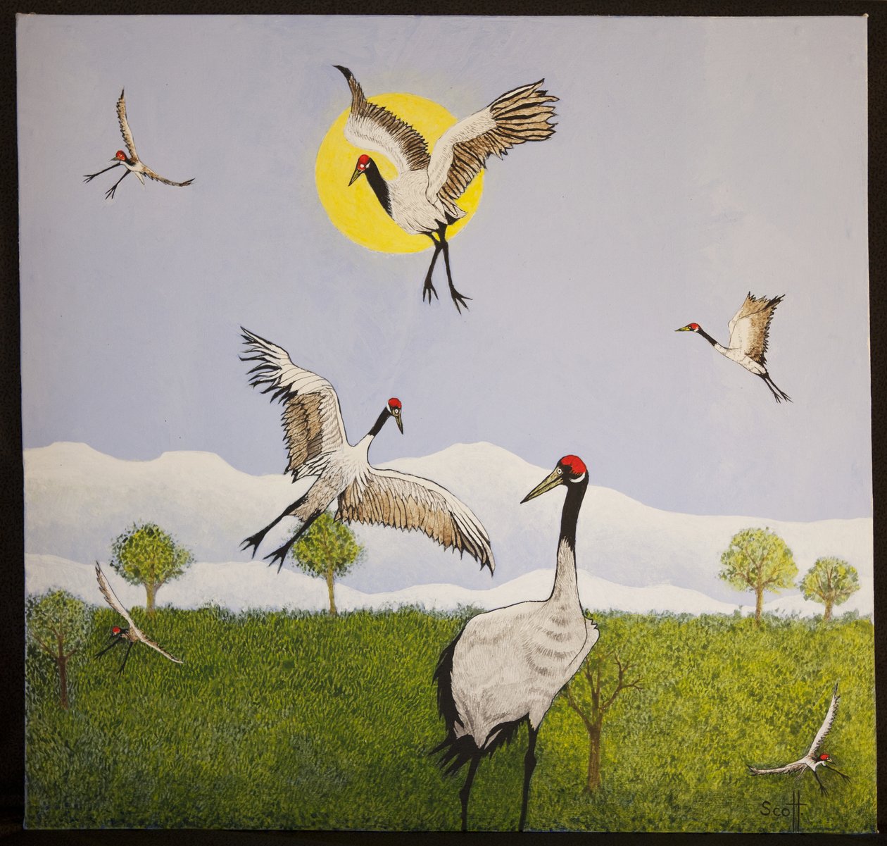 Herauten van de lente, 2016 door Pat Scott