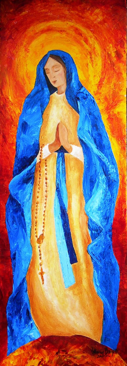 Madonna van de Rozenkrans, 2011 door Patricia Brintle