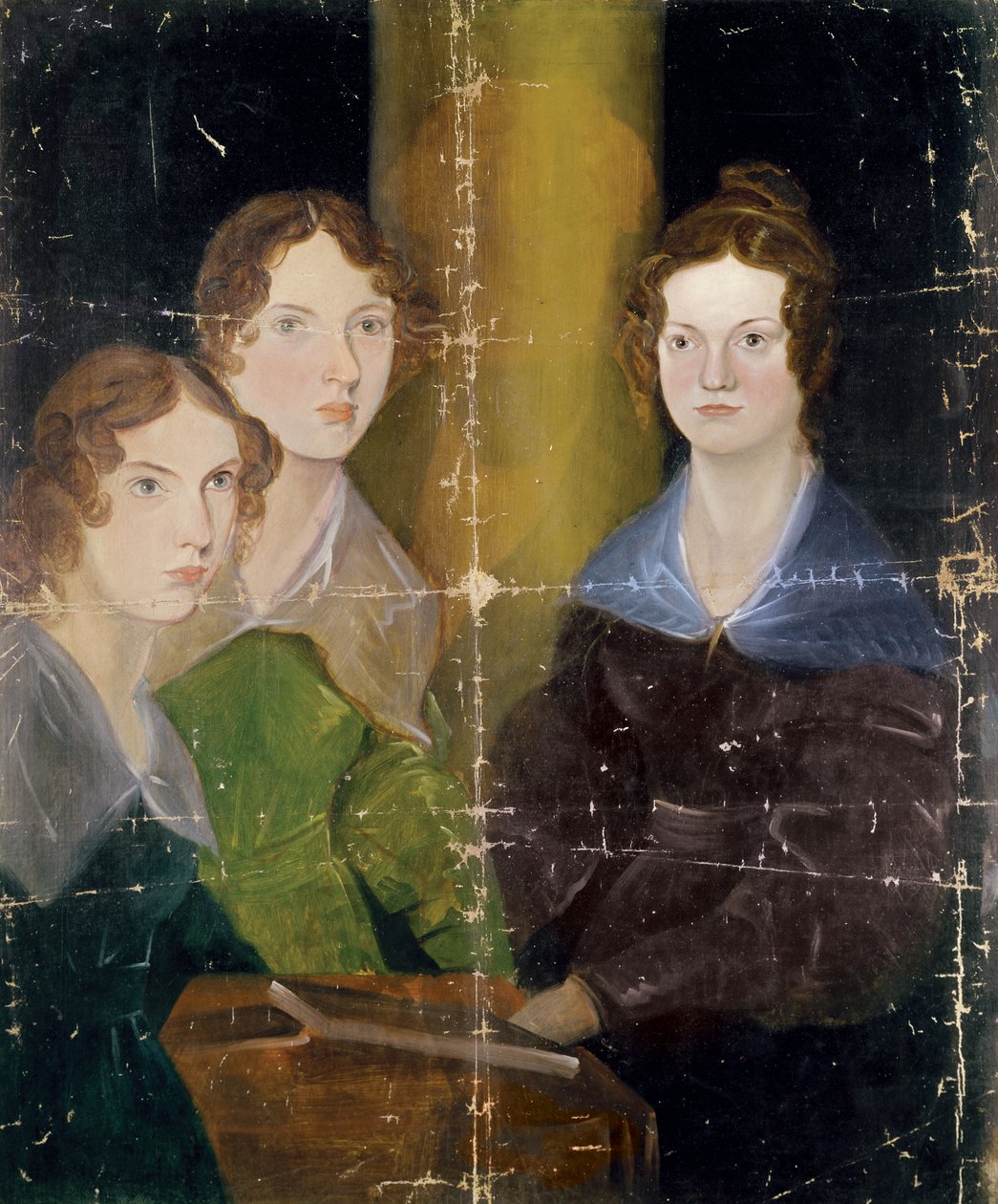 Portret van de Bronte Zusters, c.1834 door Patrick Branwell Bronte