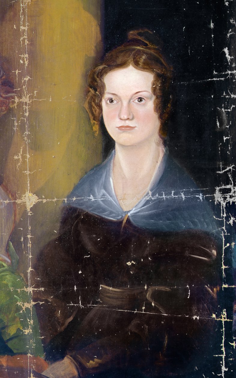 Portret van de Bronte-zusters (detail) door Patrick Branwell Bronte